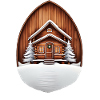 Wooden hut, Christmas hut