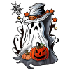 Ghost With a Pumpkin