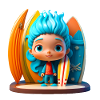 Little surfer