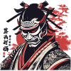 Samurai mit der Maske