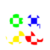 Checkered hipster in white