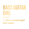 Basse Guitare Fille Citation Drôle