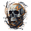 Déguisement de squelette d’Halloween