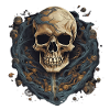 Déguisement de squelette d’Halloween
