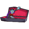 Vampire In Coffin