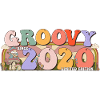 Groovy siden 2020 retro hippie 3. fødselsdag