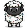 Christmas sheep