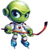 Alien Hockey Players