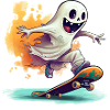 Skater Ghost - blank