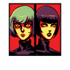 Un potente duo femminile di cartoni animati anime