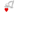 Bagger Liebe Baggern