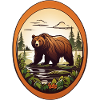 Forest dweller brown bear