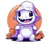 Ghost Dinosaur Halloween Kawaii Gift