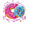 Yummy Sweet Giant Donut