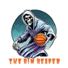 Funny Grim Reaper Playing Basketball
