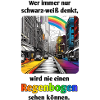 Rainbow in the city