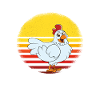 Funny Chicken Saying Chicken
