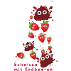 Erdbeeren, Erdbeere, Farbe,scheisse mit Erdbeeren