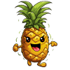 Dancing Cartoon Pineapple