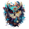 Cool Steampunk Owl