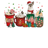 Siamesische Kaffeetassen Santa Cat