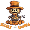 Süßes oder Saueres Halloween Vogelscheuche