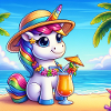 Einhorn auf Hawaii