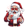 Fröhlicher Weihnachtsmann