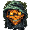 Halloween Spooky Cartoon Mummy