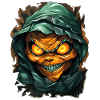 Halloween Spooky Cartoon Mummy