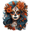 Day Of The Dead I Sugar Skull I Dia De Los Muertos