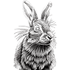 Rabbit Portrait