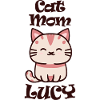 Lucy Nom Prénom avec chat