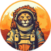 Lion in space