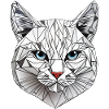 Polygon Geometry Cat