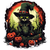 Halloween Katze