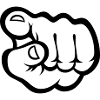 Pointing finger