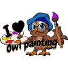 I love owl painting oil painting Ölgemälde