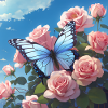 Blue butterfly