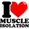 Uwielbiam izolację mięśni - fitness podnoszenie ciężarów