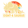 Eight-A Saurus Triceratops 8th Birthday