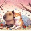 Capybara Shiba Inu