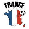 France Flag French Football Fan