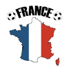 France Flag French Football Fan
