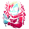 Cartoon Hip-Hop Zombie Skeleton