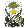 Un canard d’extérieur en imperméable