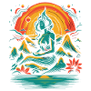 Calm down and meditate