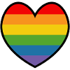LGBT QUEER HEART black