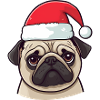 Pug Christmas Dog Lover