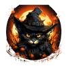 Halloween Angry Cat